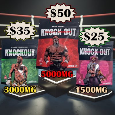 KNOCK OUT GUMMIES at Dean Park Cannabis
