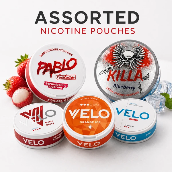 NICOTINE POUCHES , VELO, PABLO, KILLA at Dean Park Cannabis